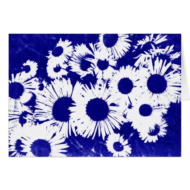 New England vildAster Hälsningskort (Framsidan Horizontal)