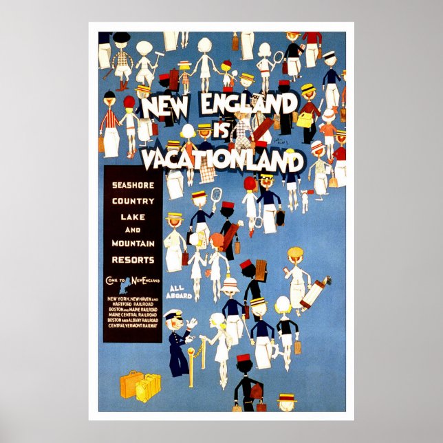 New England Vintage resor Poster (Framsidan)