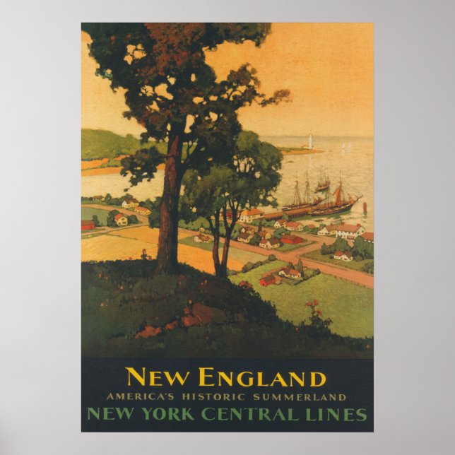 New England Vintage resor Poster (Framsidan)