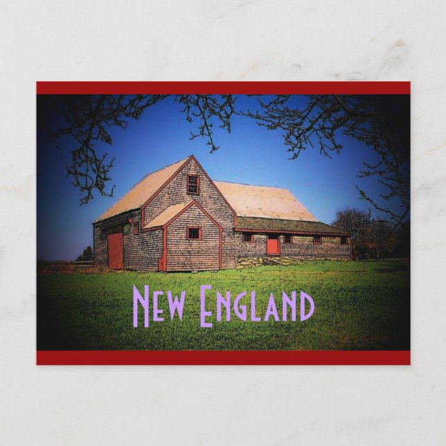 New England-vykort Vykort (Framsida)