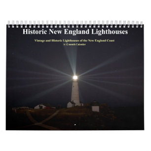 New Englands historiska fyr Kalender