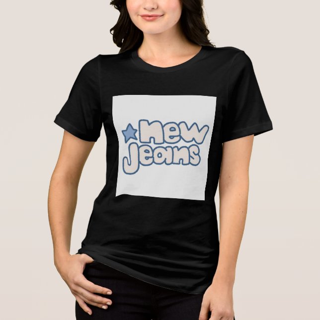 New Era Jeans Påstående Tee" T Shirt (Framsida)