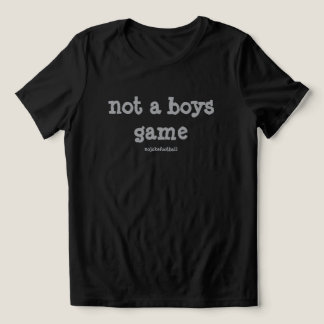 NEW ERA Not A Boys Game 3.0 Fet T-Shirt