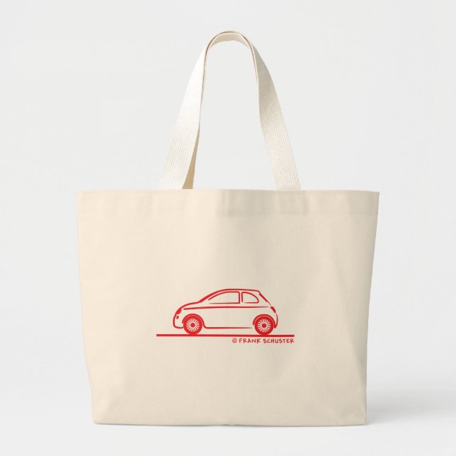 New Fiat 500 Cinquecento Jumbo Tygkasse (Framsidan)