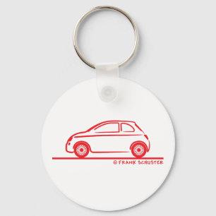 New Fiat 500 Cinquecento Nyckelring