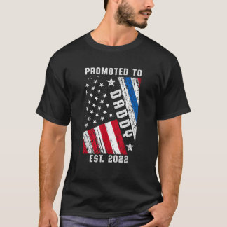 New First Pappa Police Tillsatta lagar pappa T Shirt