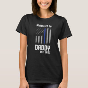New First Pappa Police Tillsatta lagar pappa T Shirt