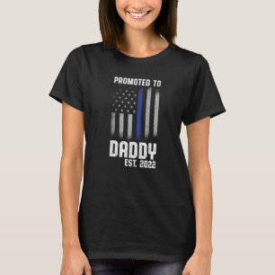 New First Pappa Police Tillsatta lagar pappa T Shirt