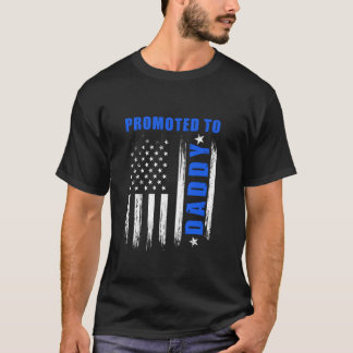 New First Pappa Police Tillsatta lagar pappa T Shirt