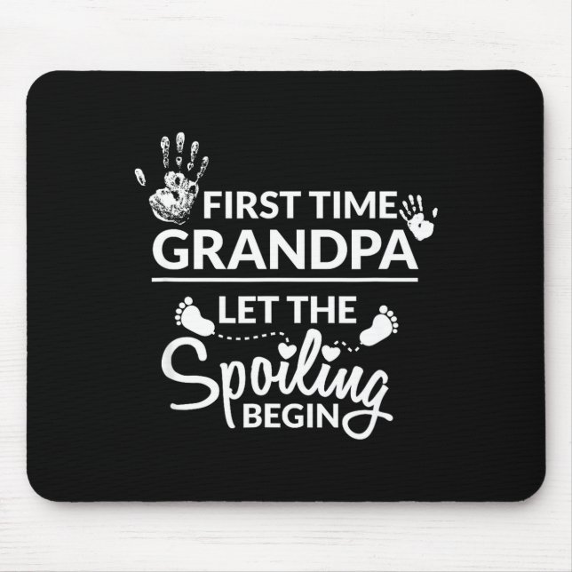 New First Time Grandpa Let The Siling Begin Gift  Musmatta (Framsidan)