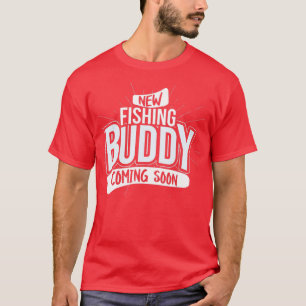 New Fishing Buddy kommer snart, Baby Gravid Anno T Shirt