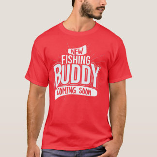 New Fishing Buddy kommer snart, Baby Gravid Anno T Shirt