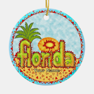 New Florida Sol Julgransprydnad Keramik