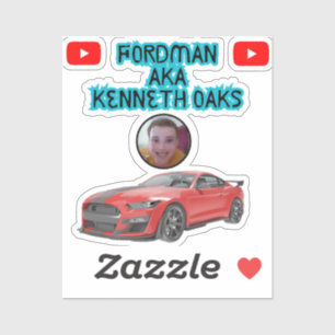 New Fordman AKA Kenneth Oaks Design Klistermärken
