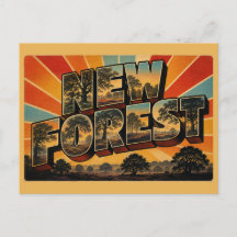 New Forest England Vintage Researesa Konst