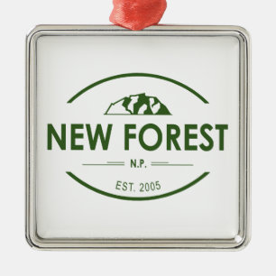 New Forest National Park Julgransprydnad Metall