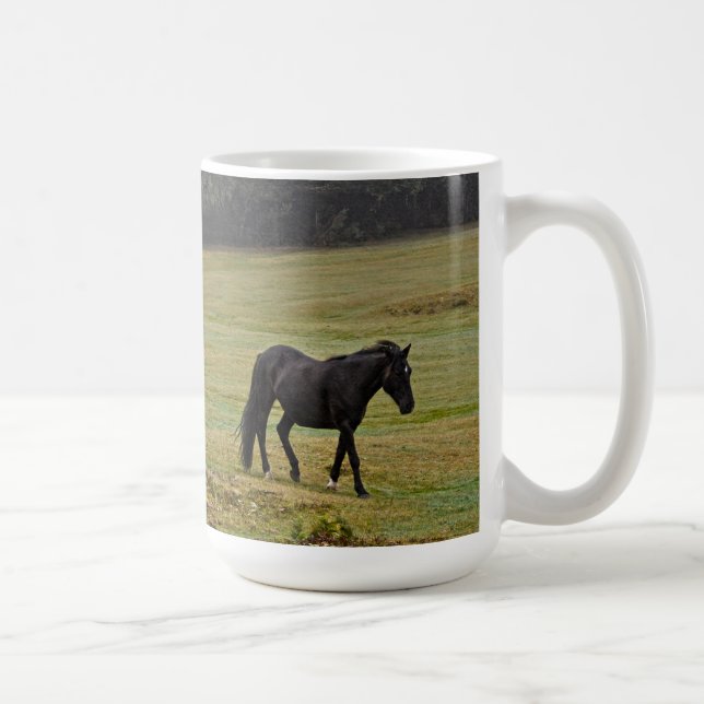 New Forest Ponies of Hampshire England Kaffemugg (Höger)