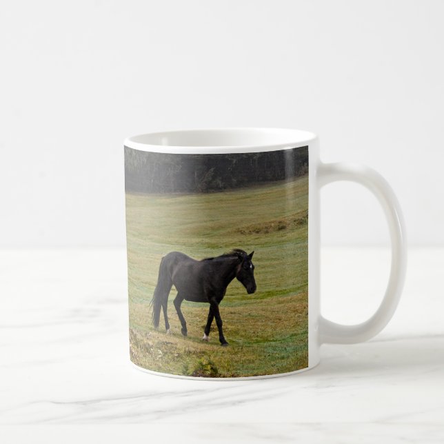 New Forest Ponies of Hampshire England Kaffemugg (Höger)