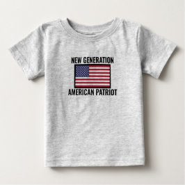 New Generation Patriotic Baby Shirt T