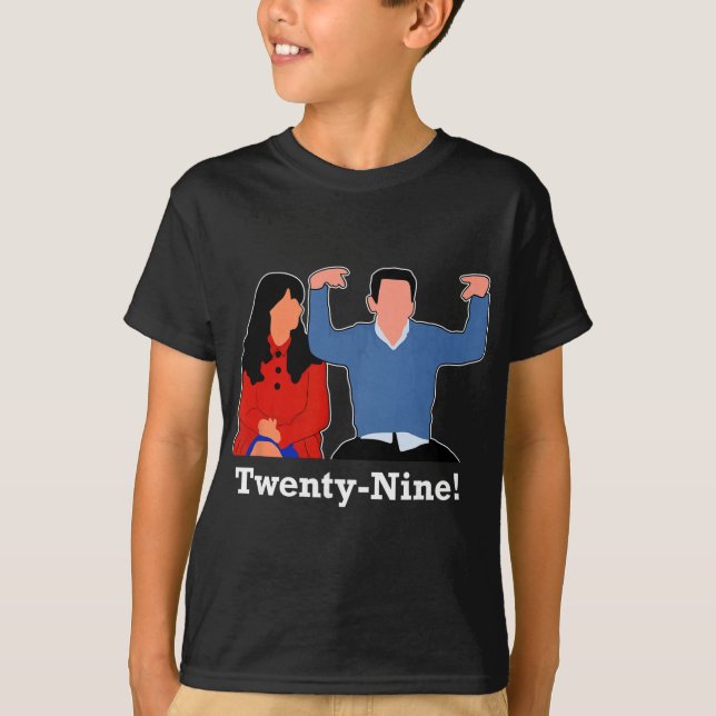 New Girl 29 I'm Feelin' Twenty Nine Happy Birthday T Shirt (Framsida)