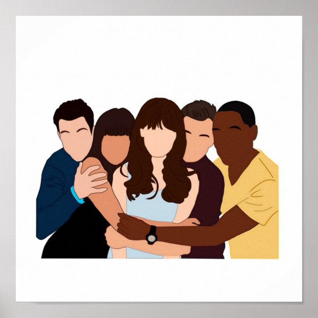 New Girl Inspired Artwork Poster (Framsidan)