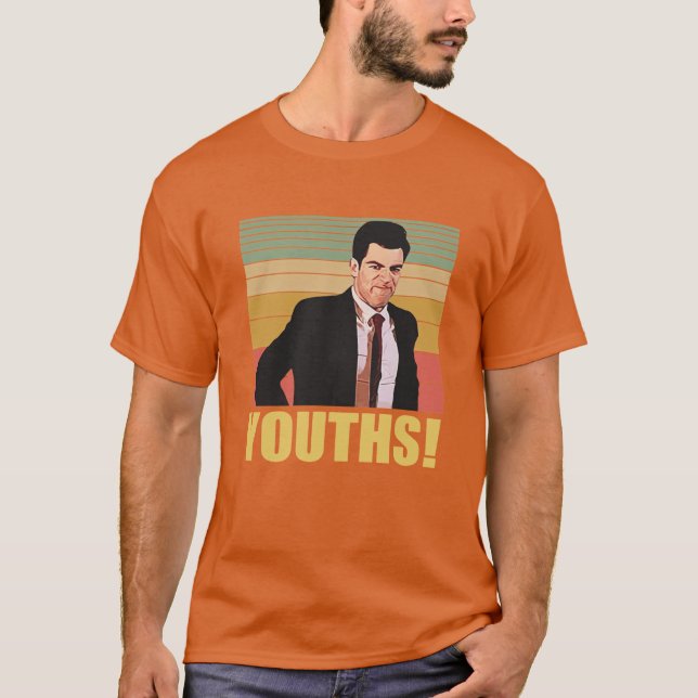 New Girlv Show 15Jessica Day Nick Miller Youths Wi T Shirt (Framsida)