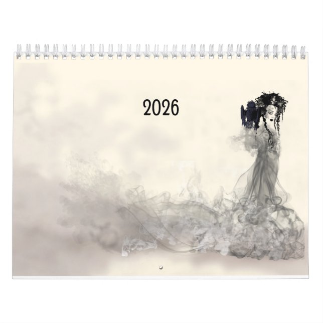 New Gothic Pagan Calendar Kalender (Omslag)