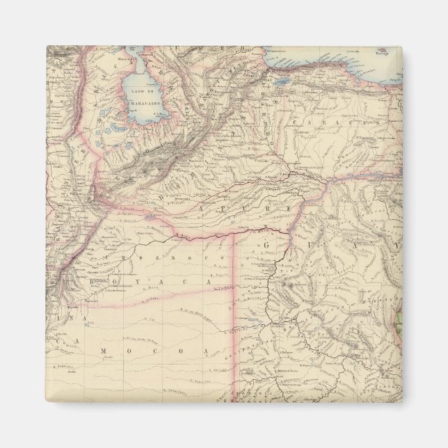 New Granada och Venezuela Magnet (Framsidan)