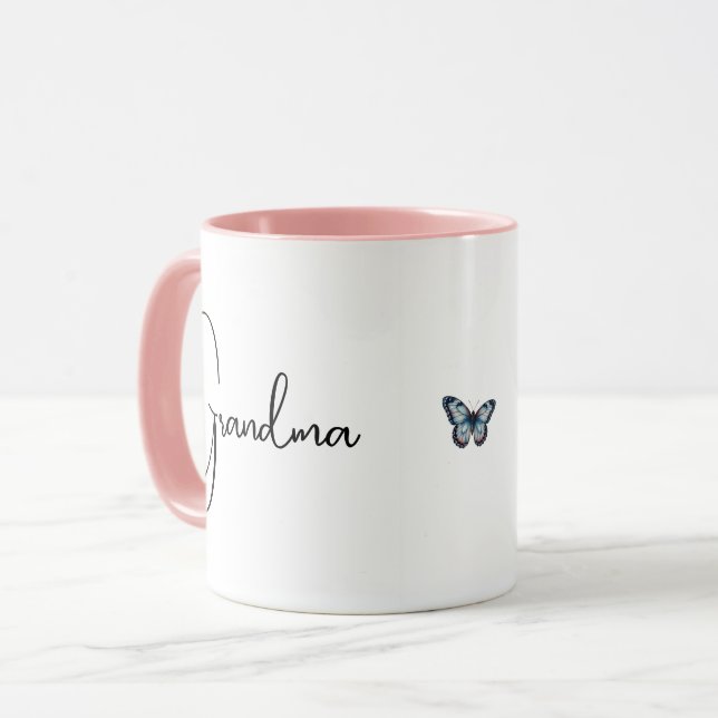 New Grandma Gift Mug Est 2026 | First Time Grandma Mugg (Framsida vänster)