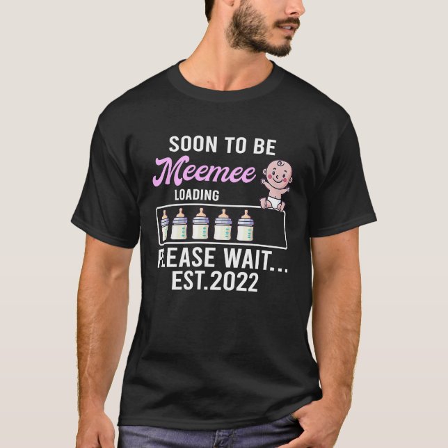 New Grandma  Pregnancy Announcement Soon To Be Mee T Shirt (Framsida)