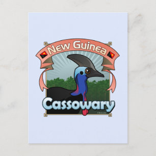 New Guinea Cassowary Vykort