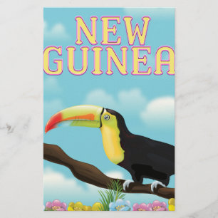 New Guinea Toucan-reseaffisch Brevpapper