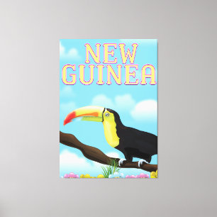 New Guinea Toucan-reseaffisch Canvastryck