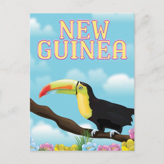 New Guinea Toucan-reseaffisch Vykort (Framsida)