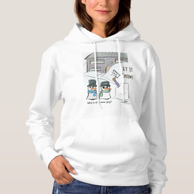 New Guy Women's Hoodie T Shirt (Framsida)