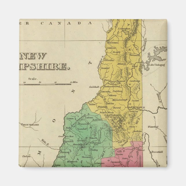 New Hampshire 2 Magnet (Framsidan)