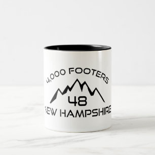 New Hampshire 4000 Footers Mountain Två-Tonad Mugg