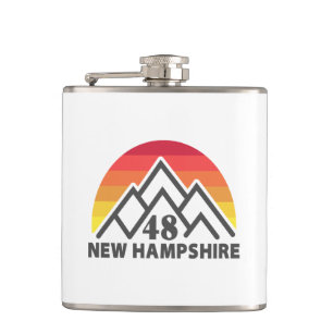 New Hampshire 48 Retro Mountain Fickplunta