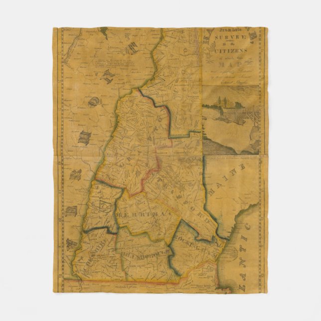 New Hampshire 4 Fleecefilt (Framsidan)