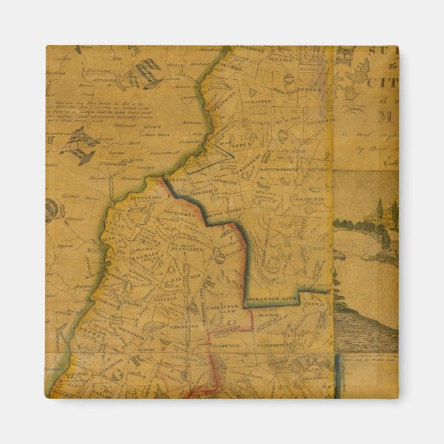 New Hampshire 4 Magnet (Framsidan)