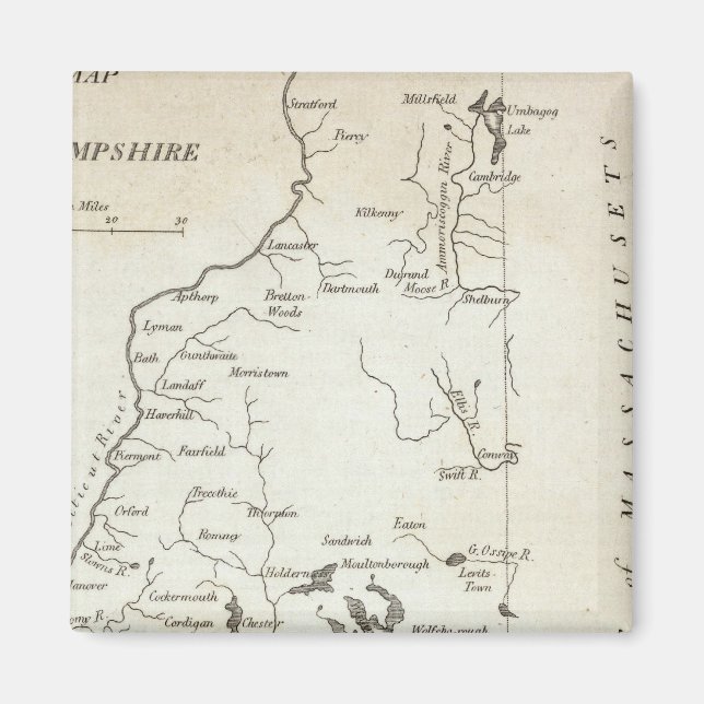 New Hampshire 7 Magnet (Framsidan)