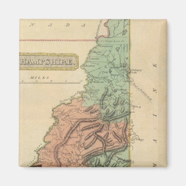New Hampshire 8 Magnet (Framsidan)