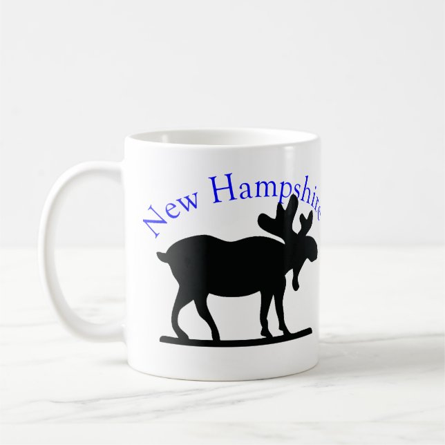 New Hampshire älg Kaffemugg (Vänster)