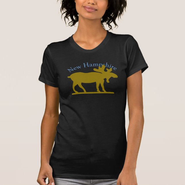 New Hampshire älg T-shirt (Framsida)
