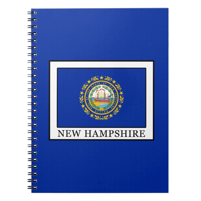 New Hampshire Anteckningsbok Med Spiral (Framsidan)