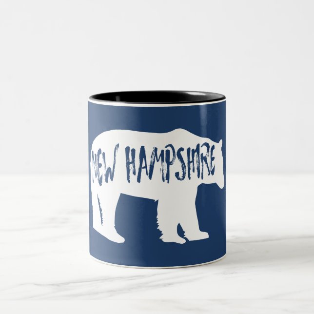 New Hampshire Bear Två-Tonad Mugg (Center)