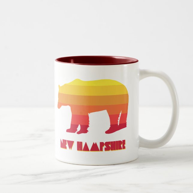 New Hampshire Bear Två-Tonad Mugg (Höger)
