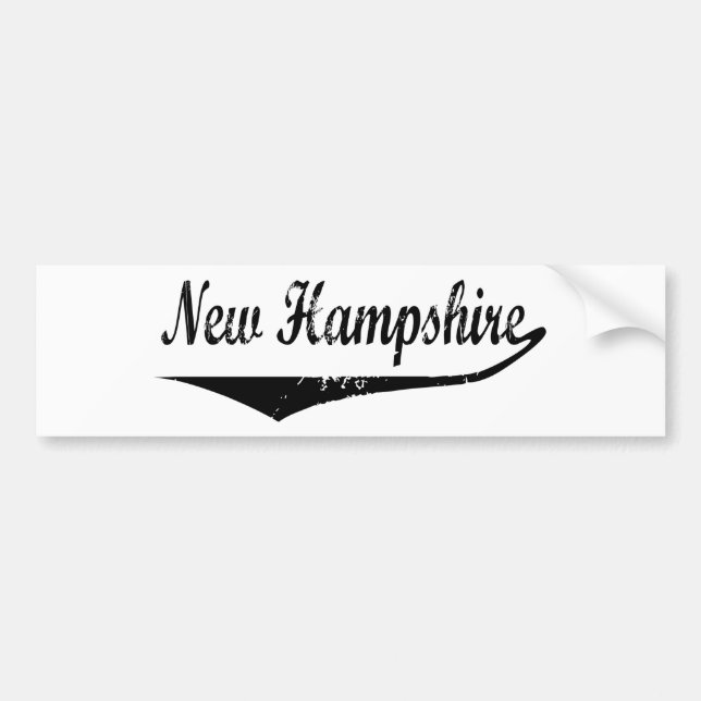 New Hampshire Bildekal (Framsidan)