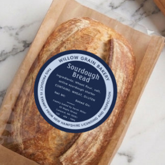 New Hampshire Blue Cottage Sourdough Bröd Etikett