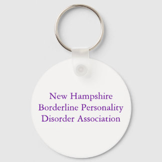 New Hampshire Borderline Personality A... Nyckelring